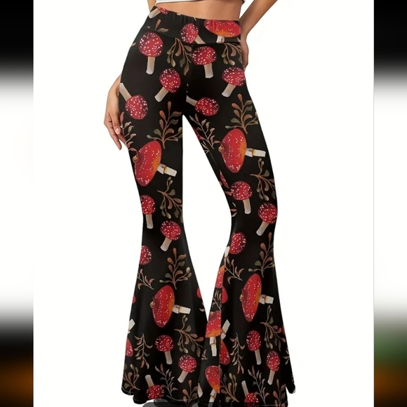 Pants - Mushroom Bell Bottoms